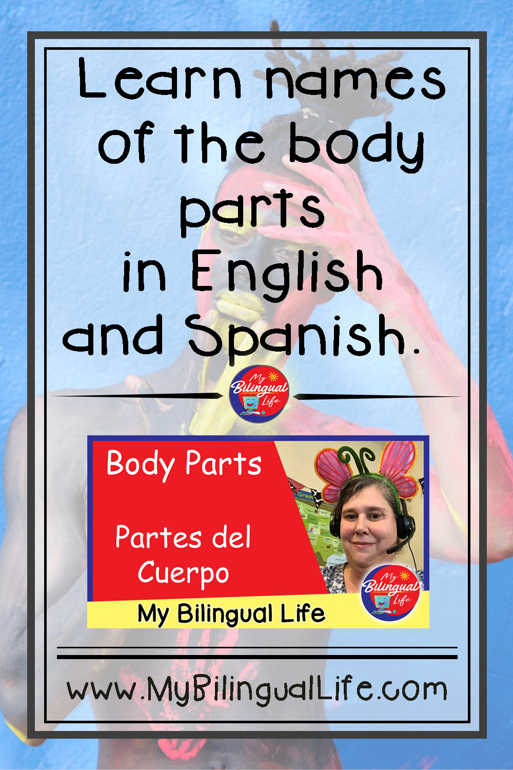 Body Parts in English and Spanish - My Bilingual Life