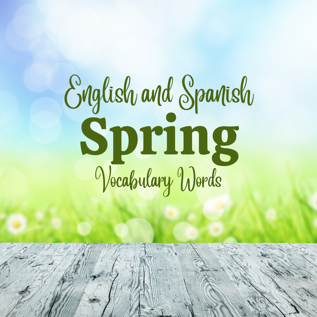 Vocabulary Words for Spring in English and Spanish